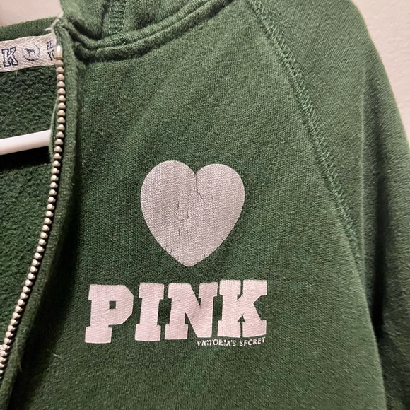 Pink VS NFL NY Jets sweatshirt with sequins, studs, hoodie - Picture 9 of 13